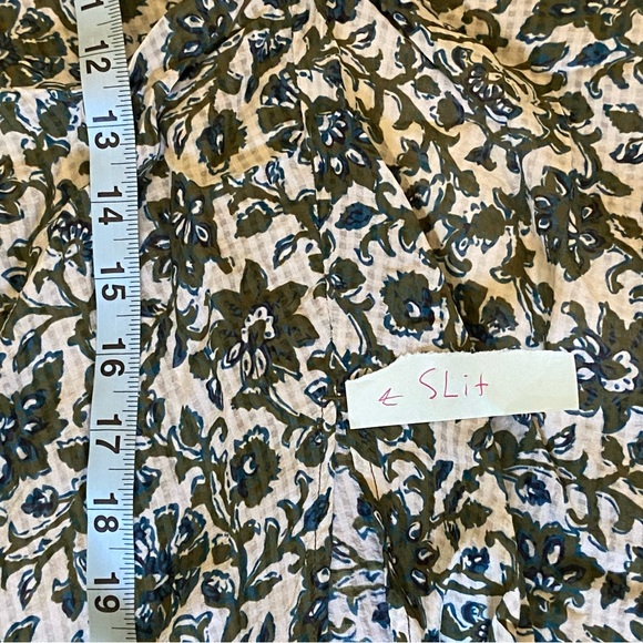 Veronica Beard floral olive green midi sized skirt size 4 - Picture 15 of 15